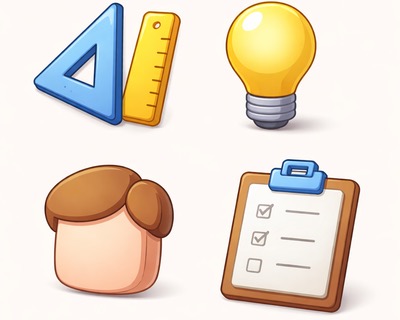 Four categories: geometry, photometric, biometric, file format.