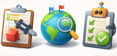 Why algorithms win: precise measurement, country specs, automated check.